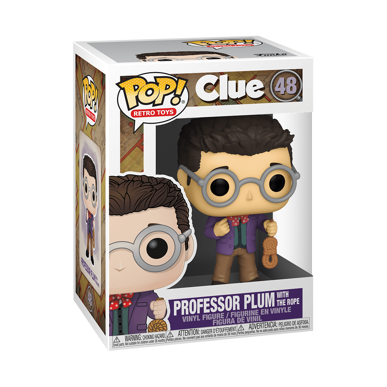 Funko POP! Retro Toys: Clue - Professor Plum w/ Rope #48