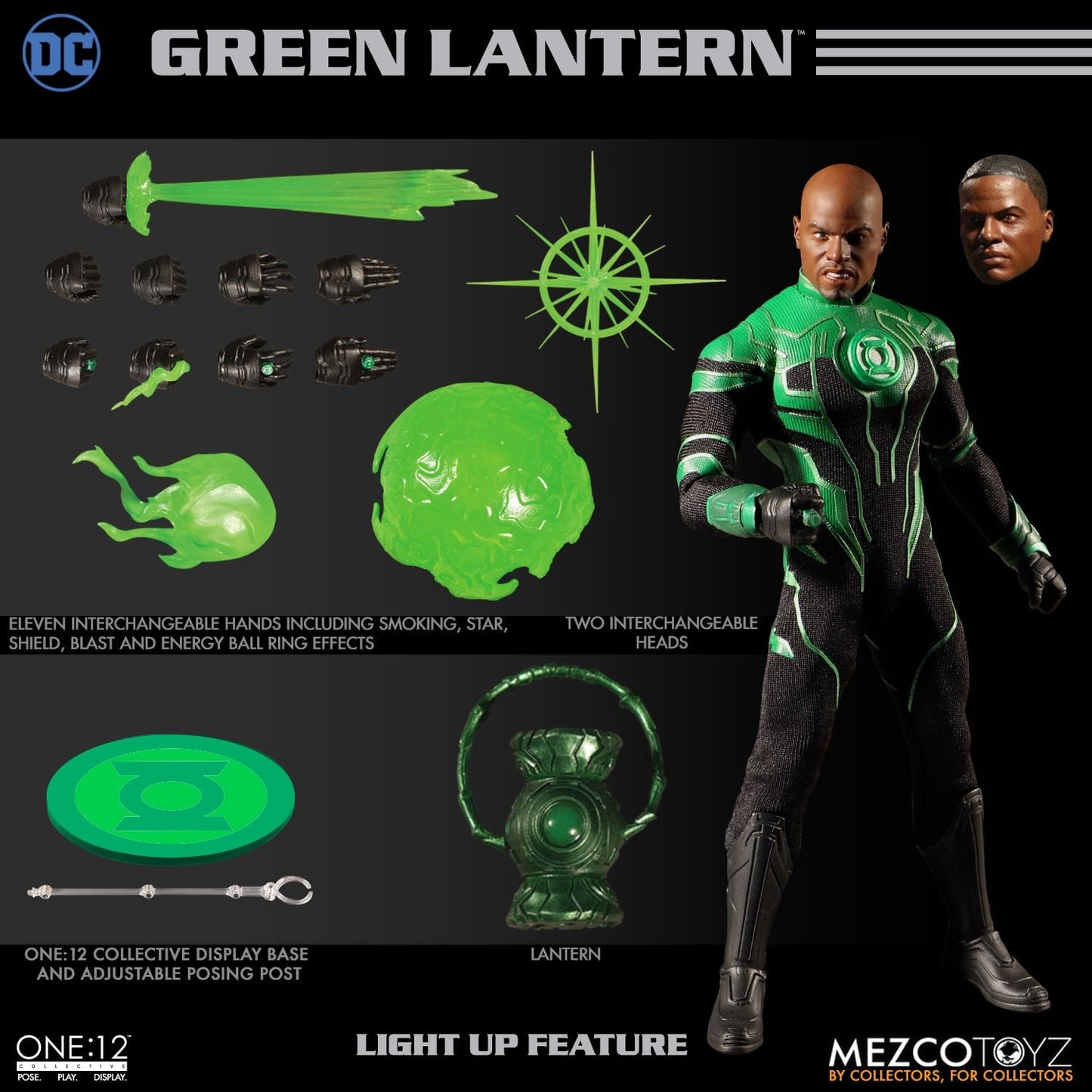 DC - The Green Lantern - John Stewart - One:12 Collective Action Figure