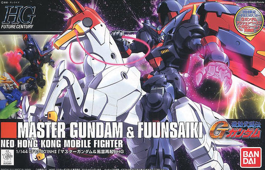 G Gundam - #128 Master Gundam & Fuunsaiki - 1/144 HGFC Model Kit