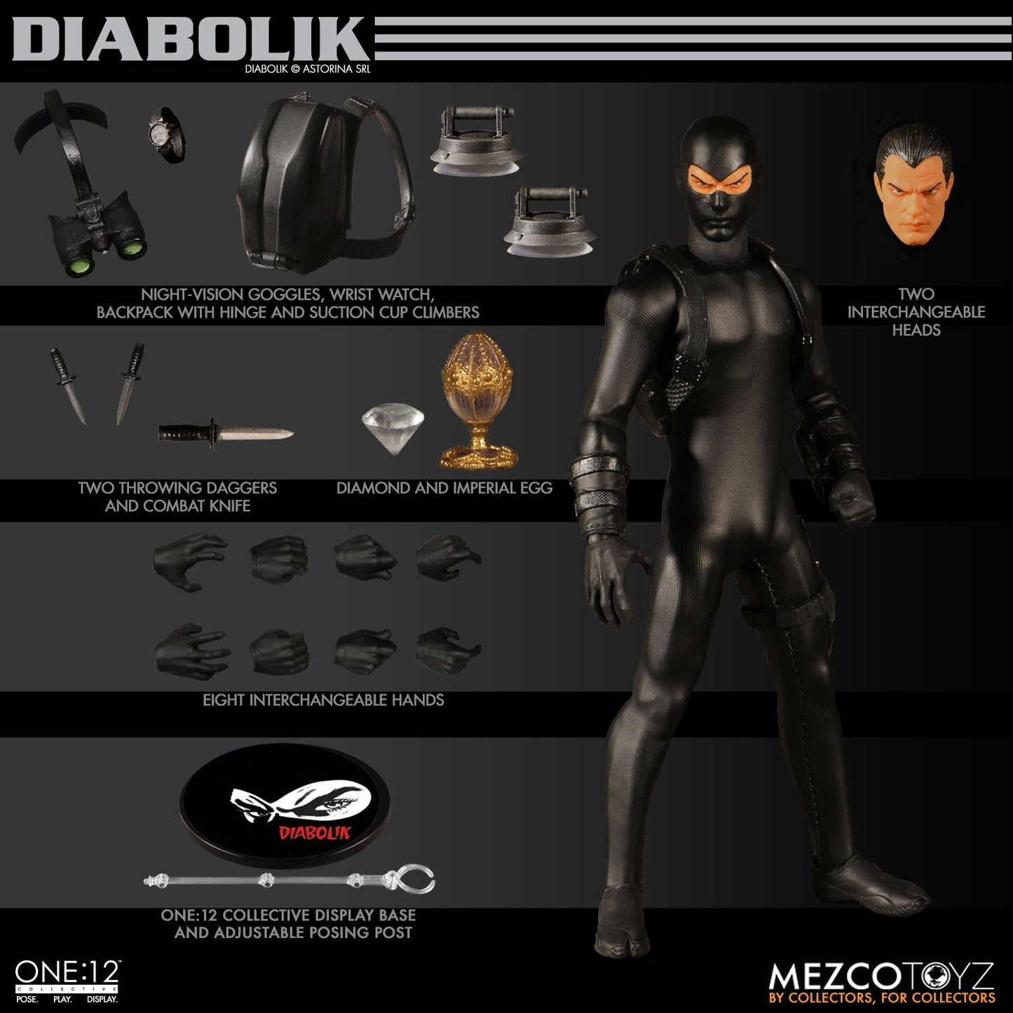 Mezco One:12 Collective Figure: Diabolik
