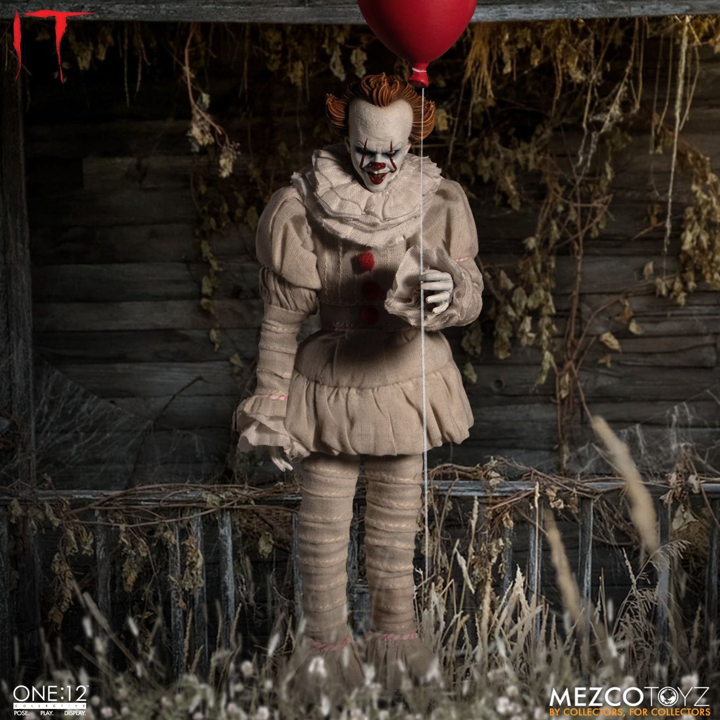 Mezco One:12 Collective Figure: IT (2017) - Pennywise - Videguy Collectibles