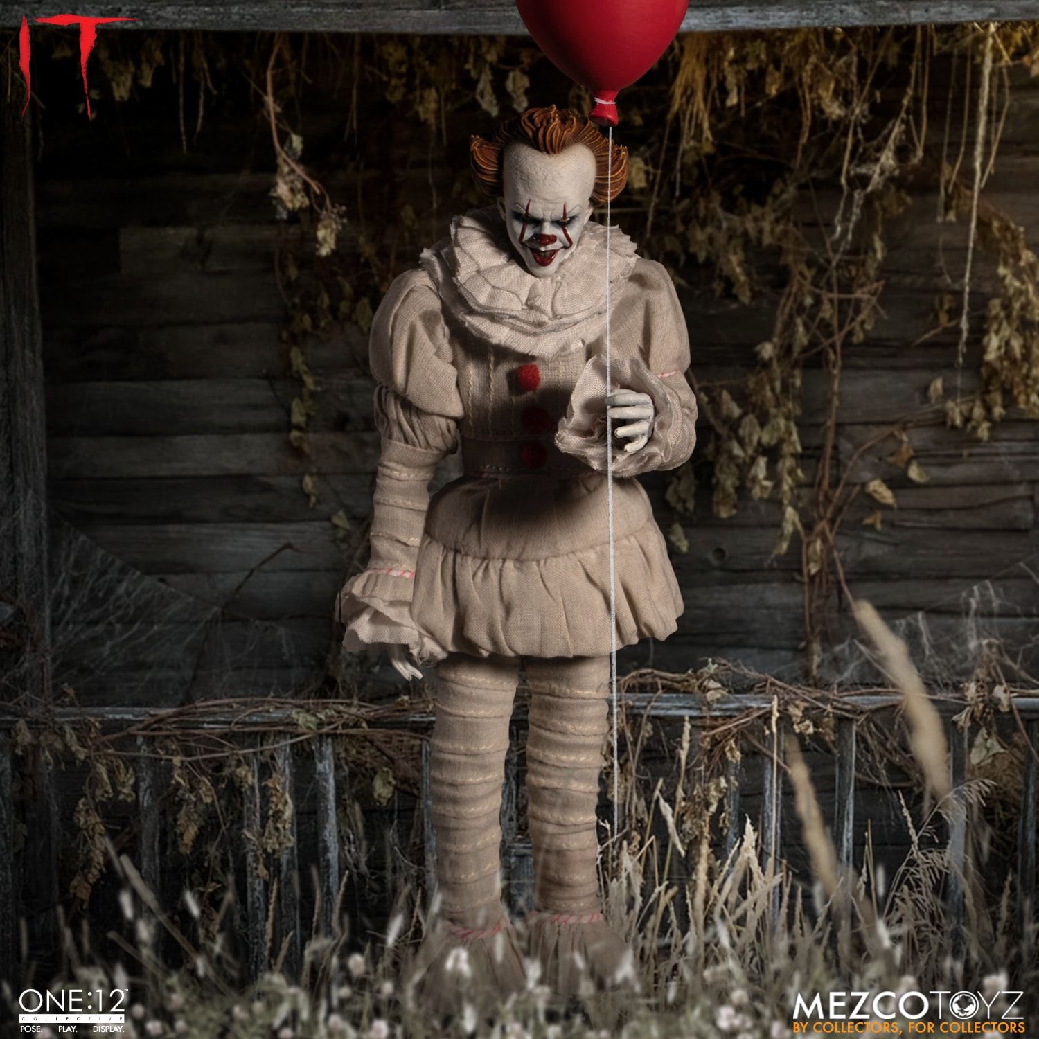 Mezco One:12 Collective Figure: IT (2017) - Pennywise - Videguy Collectibles