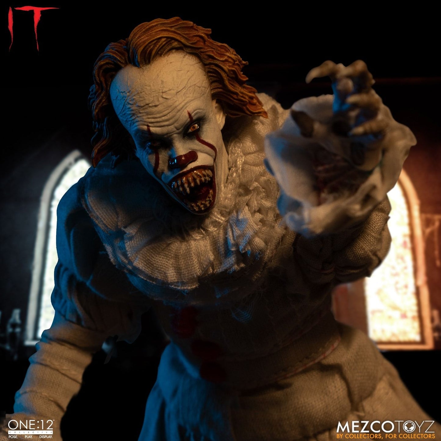 Mezco One:12 Collective Figure: IT (2017) - Pennywise - Videguy Collectibles