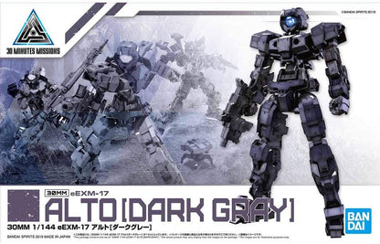 Bandai - #09 eEMX-17 Alto Dark Gray - 30 Minute Mission HG 1/144