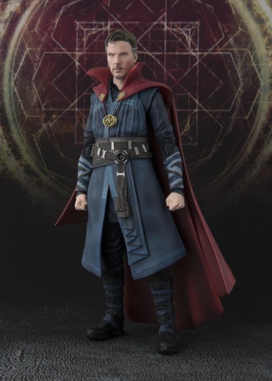 Bandai S.H.Figuarts: Doctor Strange - Doctor Strange & Burning Flame Set - Videguy Collectibles