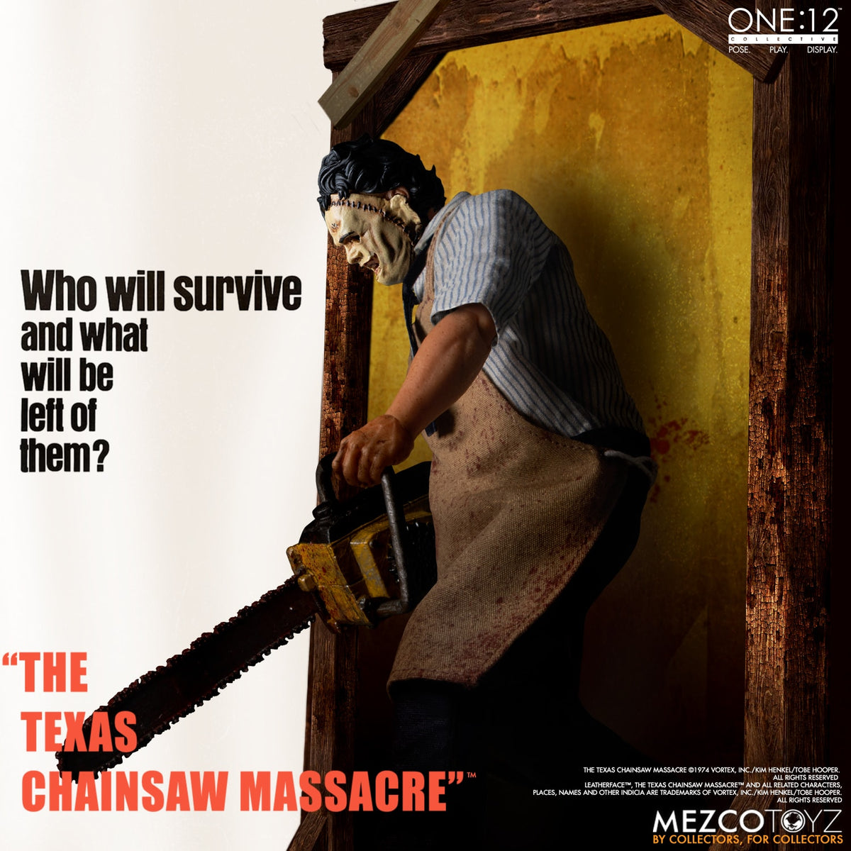 The Texas Chainsaw Massacre - Leatherface - One:12 Collective Action Figure - Videguy Collectibles