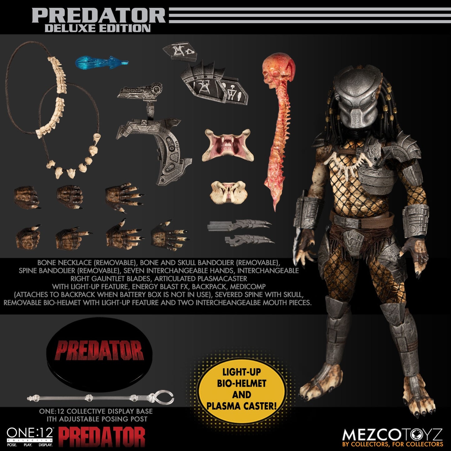Predator: Predator (Jungle Hunter) - Deluxe Edition - One:12 Collective Figure - Videguy Collectibles