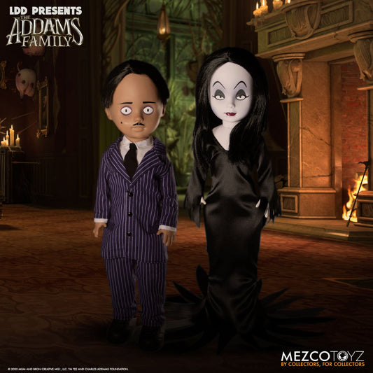 The Addams Family: Gomez & Morticia - Living Dead Dolls Set