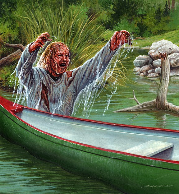 NECA - Friday the 13th - Pamela Lady of the Lake Pamela - 8" Retro Clothed Action Figure - Videguy Collectibles