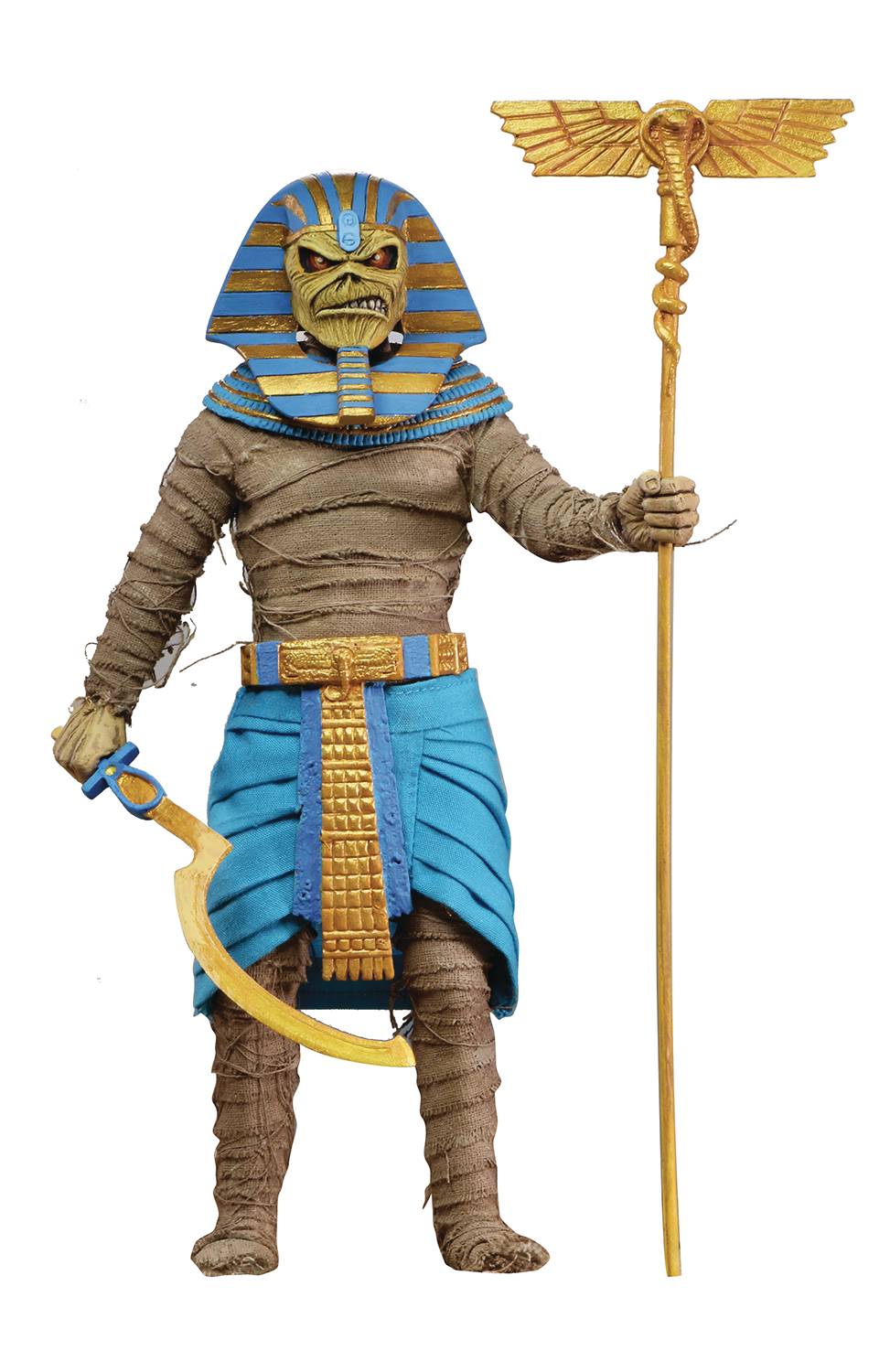 IRON MAIDEN PHARAOH EDDIE 8IN RETRO AF (C: 1-1-2) - Videguy Collectibles