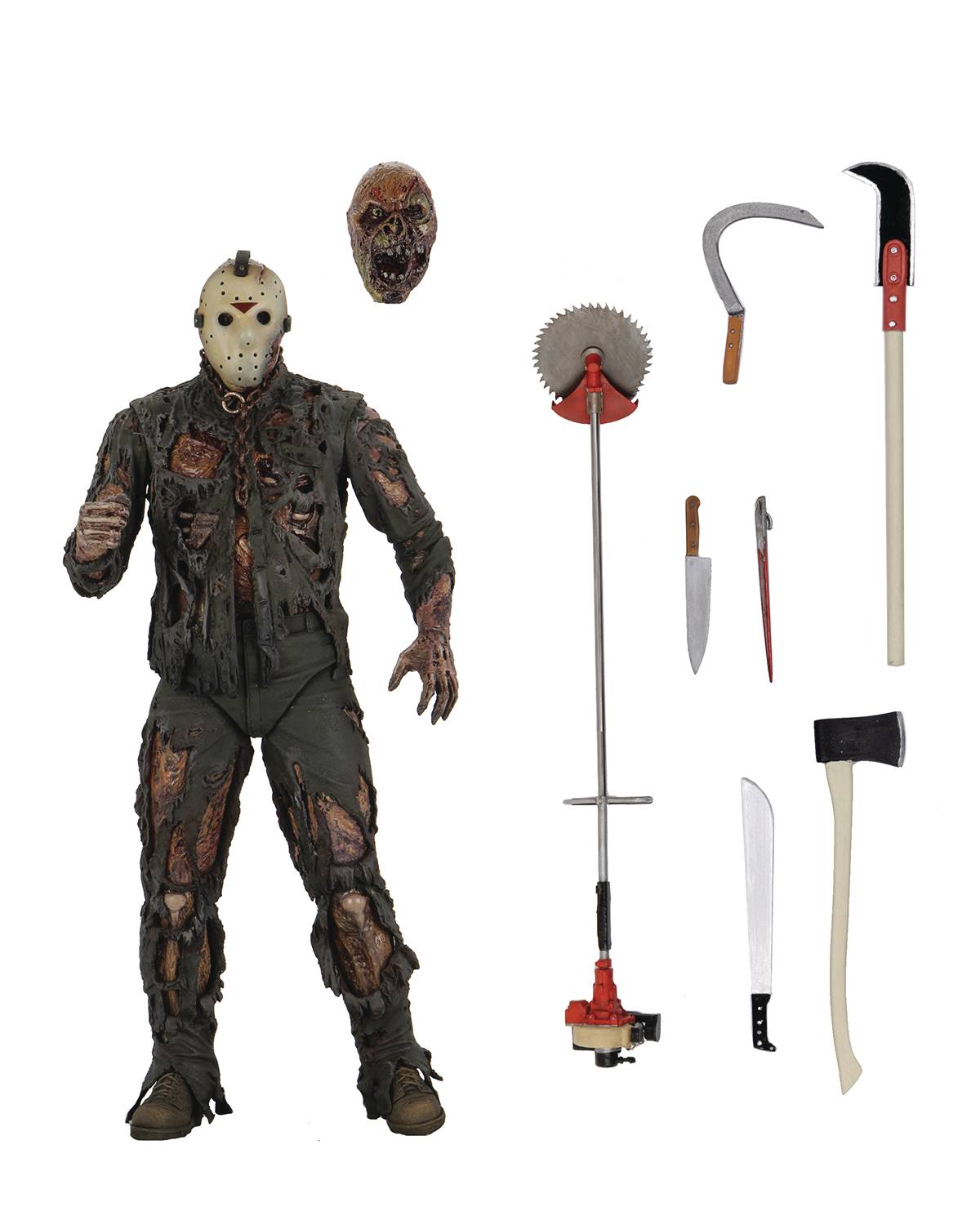 Friday the 13th: New Blood:  -  JASON - Ultimate 7 inch Action Figure - Videguy Collectibles