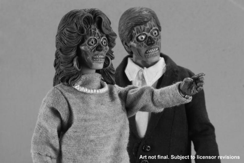NECA 8 Inch Clothed Action Figure: They Live - Alien 2 Pack - Videguy Collectibles