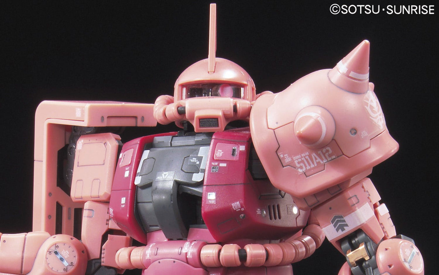 Bandai - Mobile Suit Gundam - #2 MS-06S Char's Zaku II - RG 1/144