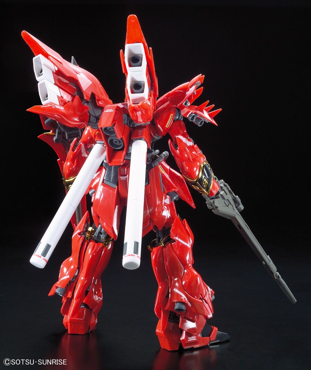 Bandai: Gundam Unicorn - #22 MSN-06S Sinanju - RG 1/144 Model Kit