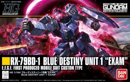 Bandai - Gundam: The Blue Destiny - #207 Blue Destiny Unit 1 (Exam) - HGUC 1/144