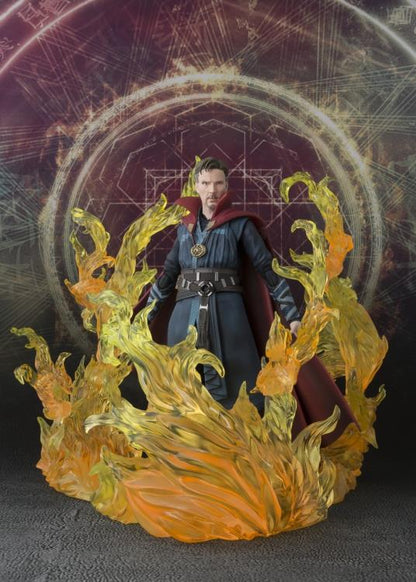 Bandai S.H.Figuarts: Doctor Strange - Doctor Strange & Burning Flame Set - Videguy Collectibles