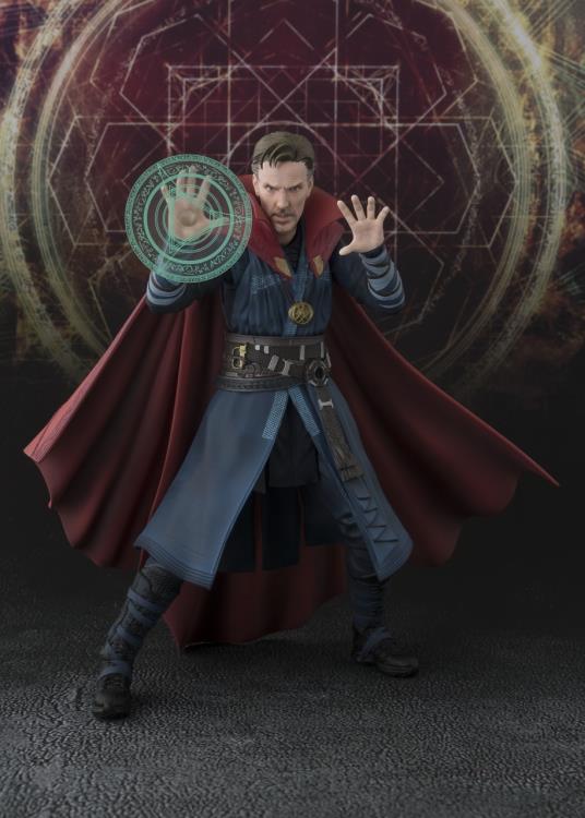 Bandai S.H.Figuarts: Doctor Strange - Doctor Strange & Burning Flame Set - Videguy Collectibles