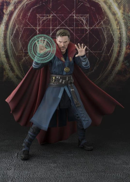 Bandai S.H.Figuarts: Doctor Strange - Doctor Strange & Burning Flame Set - Videguy Collectibles