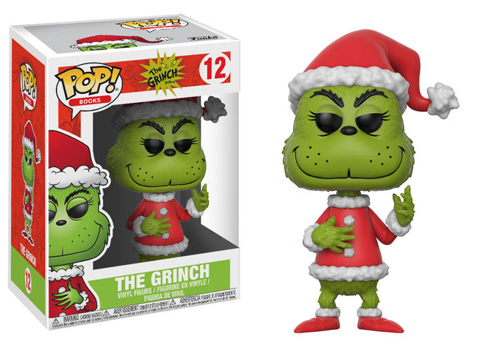 Funko POP! Books: Dr. Seuss’s How the Grinch Stole Christmas - Santa Grinch #12